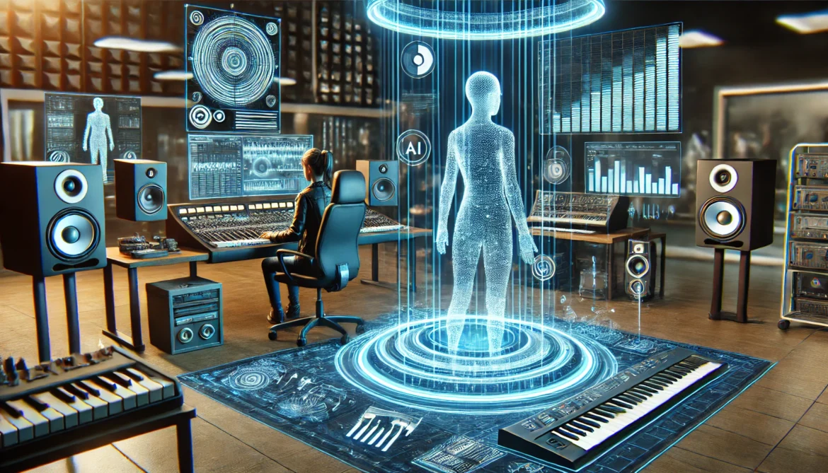 Como a inteligência artificial está revolucionando a produção musical e ajudando na composição e mixagem de músicas.